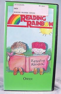 OWEN #119 READING RAINBOW VHS~CHILDRENS VIDEO