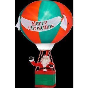 15 FT REALISTIC SANTA IN BALLOON CHRISTMAS YARD INFLATABLE BLOW UP NEW