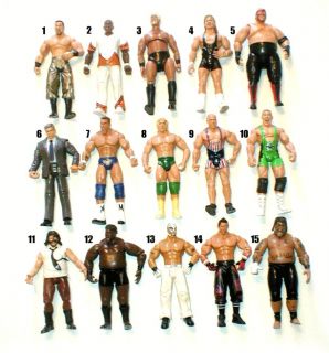 WWE WWF TNA JAKKS Wrestling 6 Figure Collection   YOU CHOOSE THE