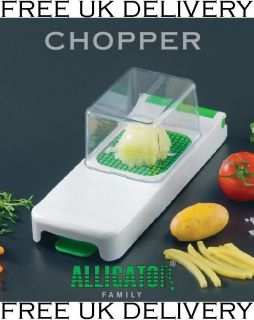 Alligator The Onion Cutter Vegetable Chopper With Box & Cleaning Grid