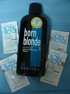 CLAIROL BORN BLONDE TONER # 357 BEAUTIFUL BEIGE WITH 4 CRYSTALS