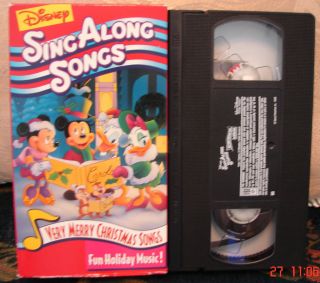 Very Merry Christmas Songs Vhs Video Lots of Classic Christian Songs