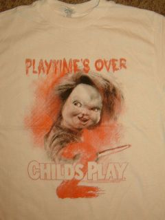 New Childs Play 2 Movie Chucky Playtimes Over T Shirt