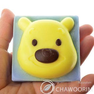Bear Silicone molds (1pcs with 6cav) Handmade Soap Molds, Cake Molds
