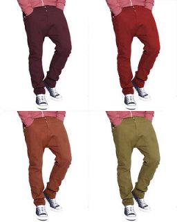Star Chinos Canvas Drop Crotch Cargo Chino Pants Carrot Jeans Trousers