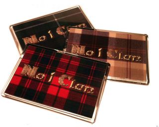 CLANS MacPhail to Melville Scottish Clan Tartan   Jumbo Fridge Magnet