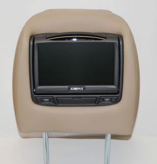 Dual DVD Headrest Video Players Monitors for Cloth or Leather