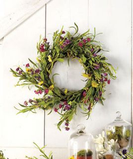 Spring Wreath Hang on Wall or Door add a Floral Decor to your Home