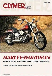 Newly listed 1984 1999 Harley Davidson FL FX Softail CLYMER MANUAL