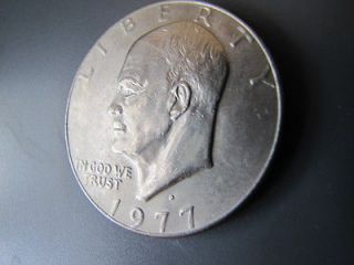 LIBERTY EISENHOWER 1977 D ONE DOLLAR COIN CIRCULATED