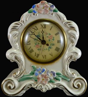 mantel clock as is