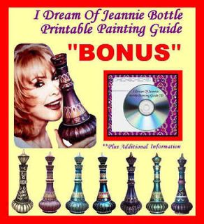 OF JEANNIE BOTTLE PAINTING GUIDE FOR 1964 JIM BEAM SMOKE GENIE BOTTLES