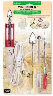 CLOVER MINI IRON II ADAPTER WITH 5 ASSORTED TIPS ITEM #CL9101