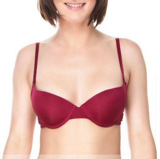 56 PUSH UP BRA 12B 14C 14D 16C 16D *RED WINE COLOR* US34B 36C 36D 38C