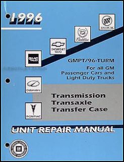 1996 Chevy Transmission Overhaul Manual Pickup Tahoe Suburban Blazer