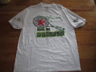 1997 U.S. Open HEINEKEN ART by JOHN McENROE (XL) T Shirt