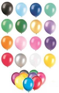 72 x 5 Latex Balloons (Party Decorations) ALL COLOURS {fixed £1 UK p