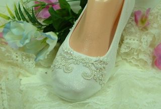 ivory wedding slippers