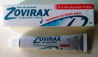 Zovirax 50mg/gr   Cold Sore Cream 10gr Tube / Container