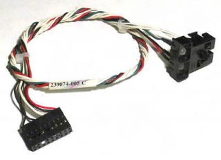 HP Compaq D530 SFF LED power button switch w/ cable 239074 005