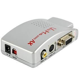PC VGA to TV Video AV Signal Converter video Switch Box