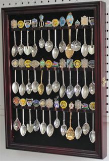 36 Spoon Rack Display Case Holder Cabinet, with door