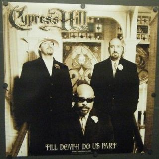 CYPRESS HILL DOUBLE SIDED PROMO POSTER 2004 TILL DEATH DO US PART 24