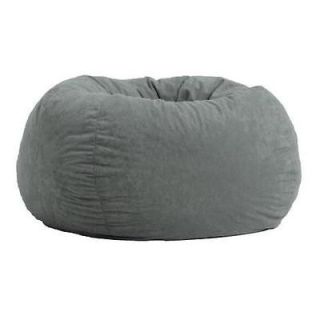 Comfort Research Classic Bean Bag in Comfort Suede, Steel Grey