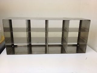 upright freezer rack, cryo storage,box,  80, metal, D12 MM@326