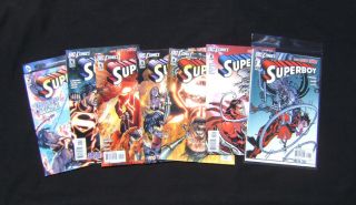 Superboy #1 12 Complete Set DC Comics 2011 First Prints VF/NM The New