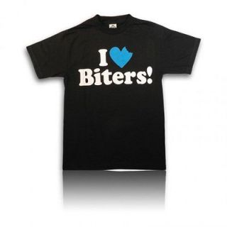 Mens Funny I Love Biters! adult heart humor T shirt New all sizes S