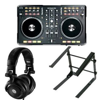 Numark MixTrack Pro DJ Software Controller w/ Laptop Stand & Hurcules
