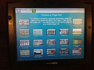systems DV4 speech synthesizer computer touch screen with accessories