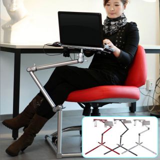 Flexible Degree Computer Table Work Station laptop stand Notebook desk