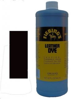 Fiebings Leather Dye USMC Black 32 oz