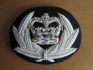 Patch. British Police Chief constable hat badge bullion