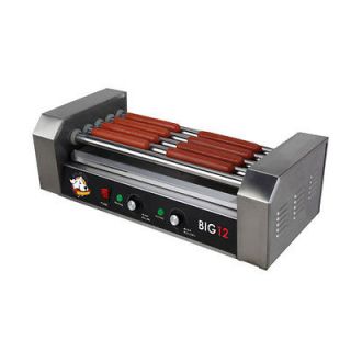 Roller Dog Commercial 12 Hot Dog 5 Roller Grill Cooker Machine