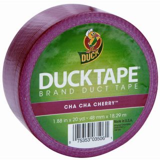 Tape~ 20 Yards Cha Cha Cherry ~ Make Duct Tape Wallets Purses Costumes