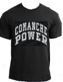 COMANCHE POWER Native American Indian clothing t shirt