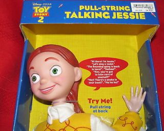 Toy Story 2 TALKING JESSIE PULL STRING    MINT IN BOX     1999