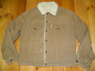 1980s Mens Levis Corduroy Jacket Sz 42 made in the USA used