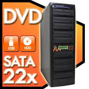 22X CD DVD Duplicator+SmartUSB+500GB Drive Copier Tower Machine System