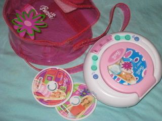 Barbie CD Disk Play Player with 3 Disk