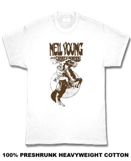Neil Young Crazy Horse rock T Shirt