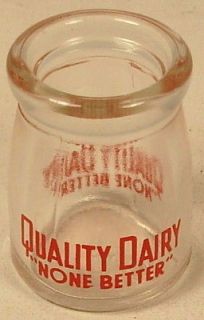 VINTAGE QUALITY DAIRY NONE BETTER ADVERTISING CREAMER