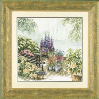 River Sight   Lanarte Counted Cross Stitch Kit with 27 Ct. Evenweave