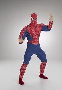 MARVEL DELUXE SPIDERMAN 2 Adult Muscle Torso Halloween Costume