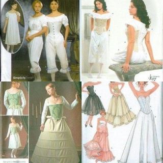 Simplicity Historical Under Garments Costume Pattern