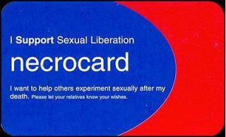 Necro ID Card NECROCARD Badge joke novelty fake id