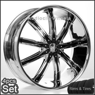 24 inch Rims and Tires Wheels Chevy Ford Cadillac, H2